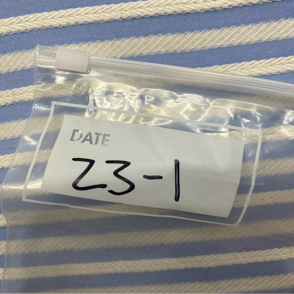 Talbots Petites LP PL Stripe Square Neck Blouse Blue White Nautical Shirt - Picture 5 of 5